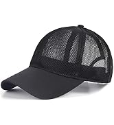 Zylioo XXL Oversize Baseball Mesh Cap,Breathable Cool Running Hat,Adjustable Summer Caps for Big ...