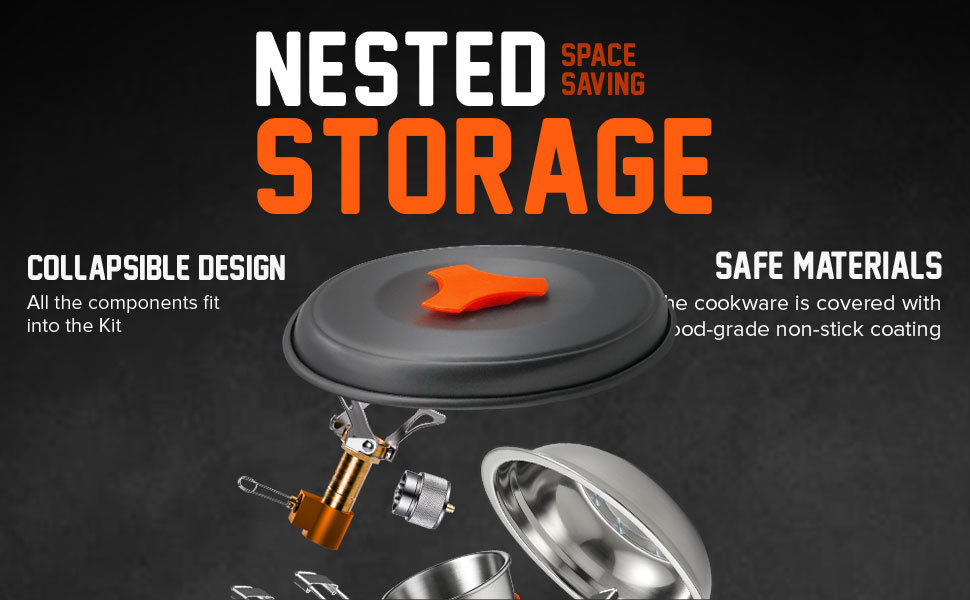 camping eating kit