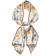 vimate Hair Scarf for Women Fashion Satin Silky Feeling Neck Scarf Bag Purse Scarf for Handbag Ha...