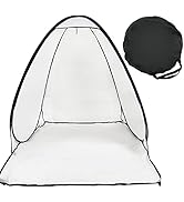 PLANTIONAL Portable Paint Tent for Spray Painting: 3.1x3.2x3.3ft Small Spray Shelter Paint Booth ...