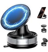 Magnetic Car Mount for Magsafe for iPhone 17 Air 17 16e 16 15 14 13 12 Portable Mini 360° Rotatin...
