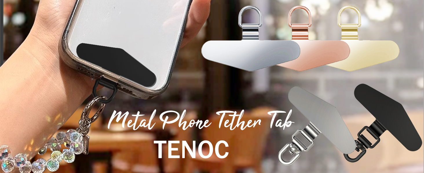 Metal Phone Tether Tab