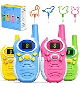 Walkie Talkies for Kids 4 Pack - Outdoor Toys Long Range Radios for Camping | Up to 3-Mile Range ...