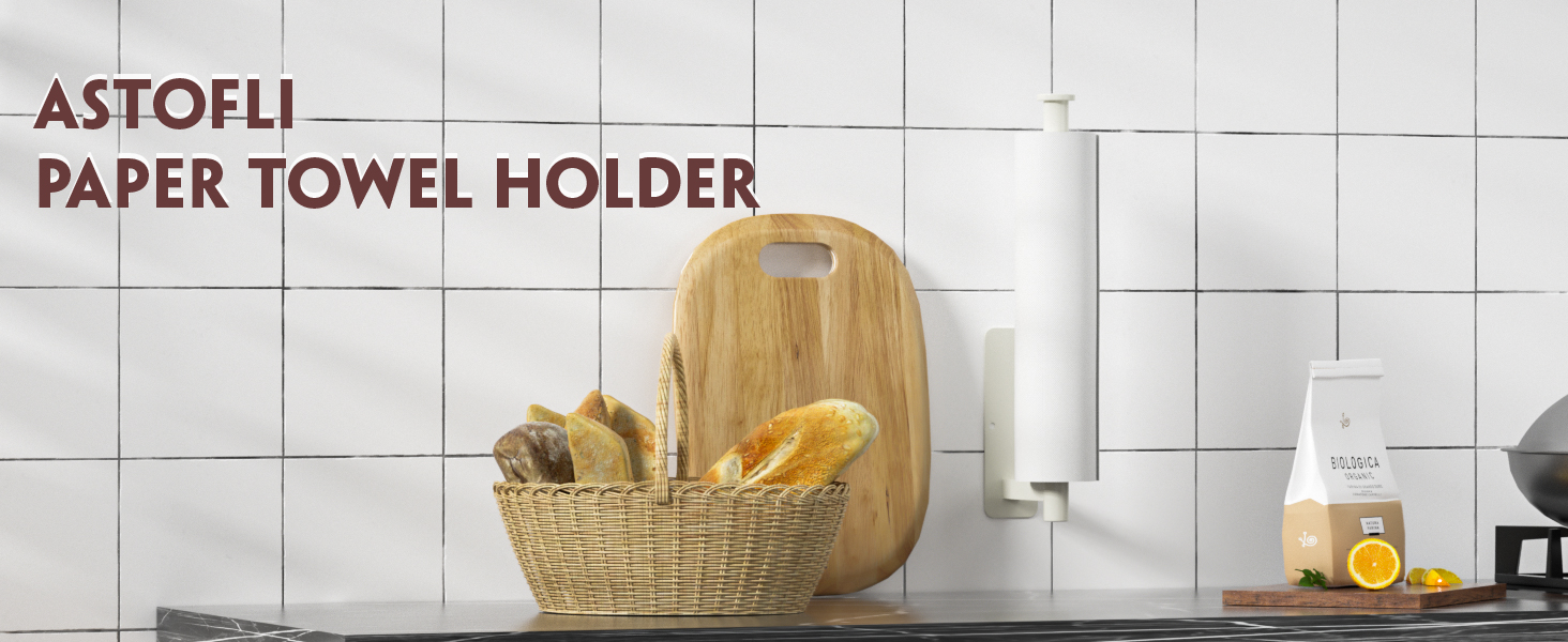 paper towel holder under cabinet