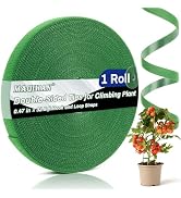 MAQIHAN Plant Tape - 1 Roll Plant Supports for Growing Reusable Adjustable Cut-to-Length 0.47 in ...