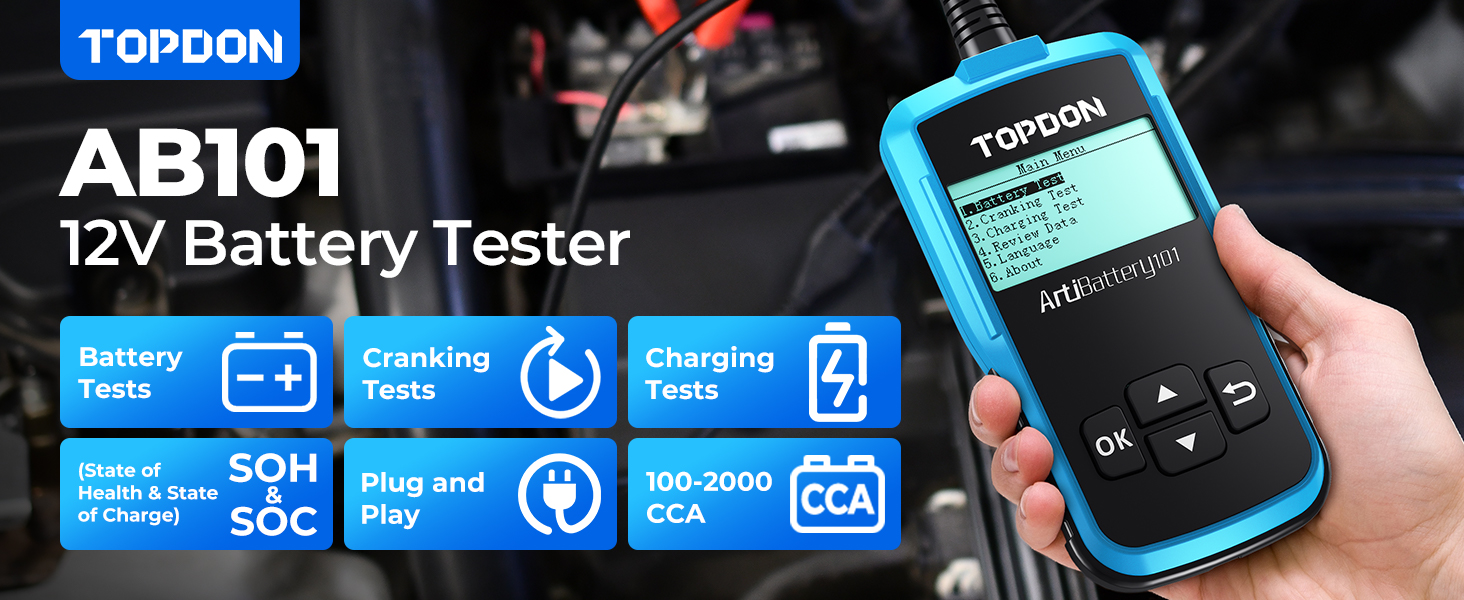 car battery tester