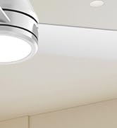 CSWF Ceiling Fan Light Modern With Remote - Outdoor Ceiling Fan with Remote, 3000K-6500K Dimmable...