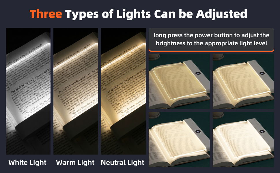 ,reading lamp,rechargeable book light,reading light for bed,book light rechargeable
