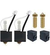 Sahvaim 2 Packs 3D Printer Kobra S1 Assembled Extruder Hotend Kit for Anycubic Kobra S1/Combo/ACE...
