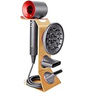 FLE Hair Dryer Stand Holder - New Upgrade Protective Silicone Pad Design for Dyson Dryer and Comp...