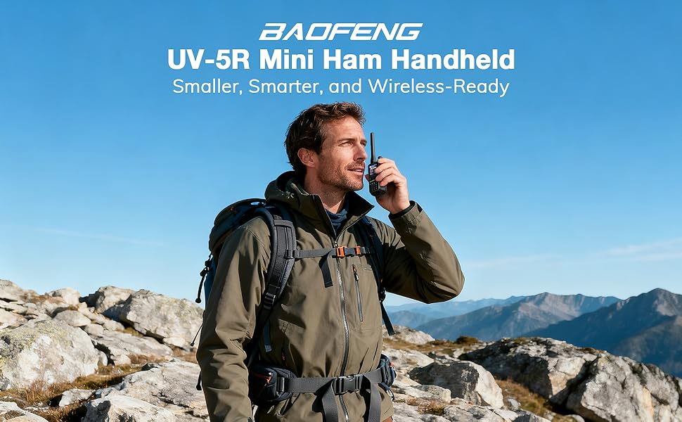 BAOFENG UV-5R Mini Ham Handheld Radio