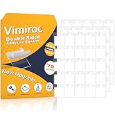 vimiroo Double Sided Adhesive Squares – 75pcs Clear 1" Sticky Mounting Tape, Easy to Peel Strong ...