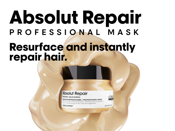 Absolut Repair to repair hair and provide shine