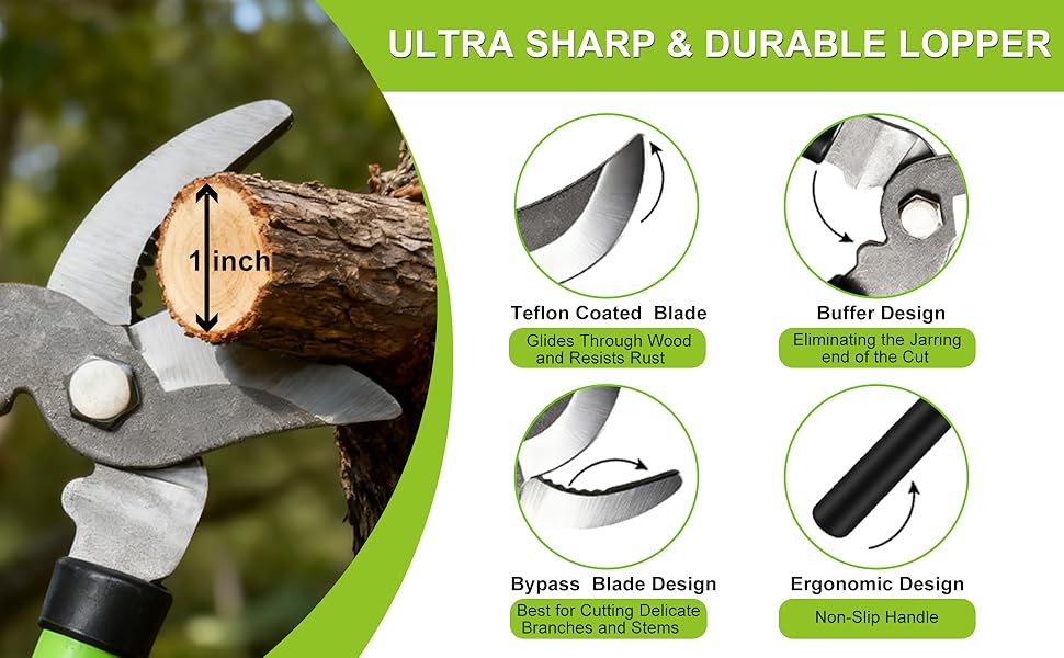 Branch Cutter and Garden Shears Set