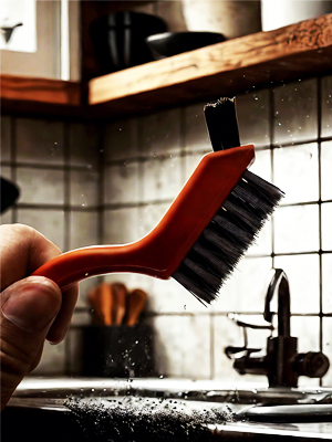 kitchen cleaning brushes