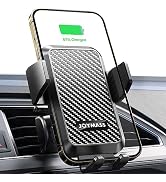 JOYMASS Wireless Car Charger, 15W Fast Charging Auto Clamping Car Charger Cell Phone Holder Mount...