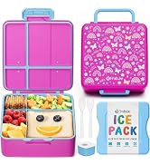 Fimibuke Chill Bento Box for Kids Adult, Leak Proof Toddler Lunch Box with Ice Pack Keep Food Col...