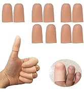 Gel Finger Protectors Finger Caps Silicone Fingertips Protection - Finger Cots Great for Trigger ...