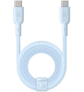 VELVET CAVIAR 6ft USB-C to USB-C Cable, 240W Fast Charging Cable | Whisper Blue | Durable Braided...