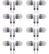 CN-Outlet Bulk Earbuds Headphones 50 Pack, Wholesale Disposable Earphones for Schools Classroom S...