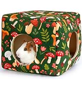 Bienbee Guinea Pig Hideout, Washable Guinea Pigs House Cozy Guinea Pigs Bed for Small Pet Bunny/R...