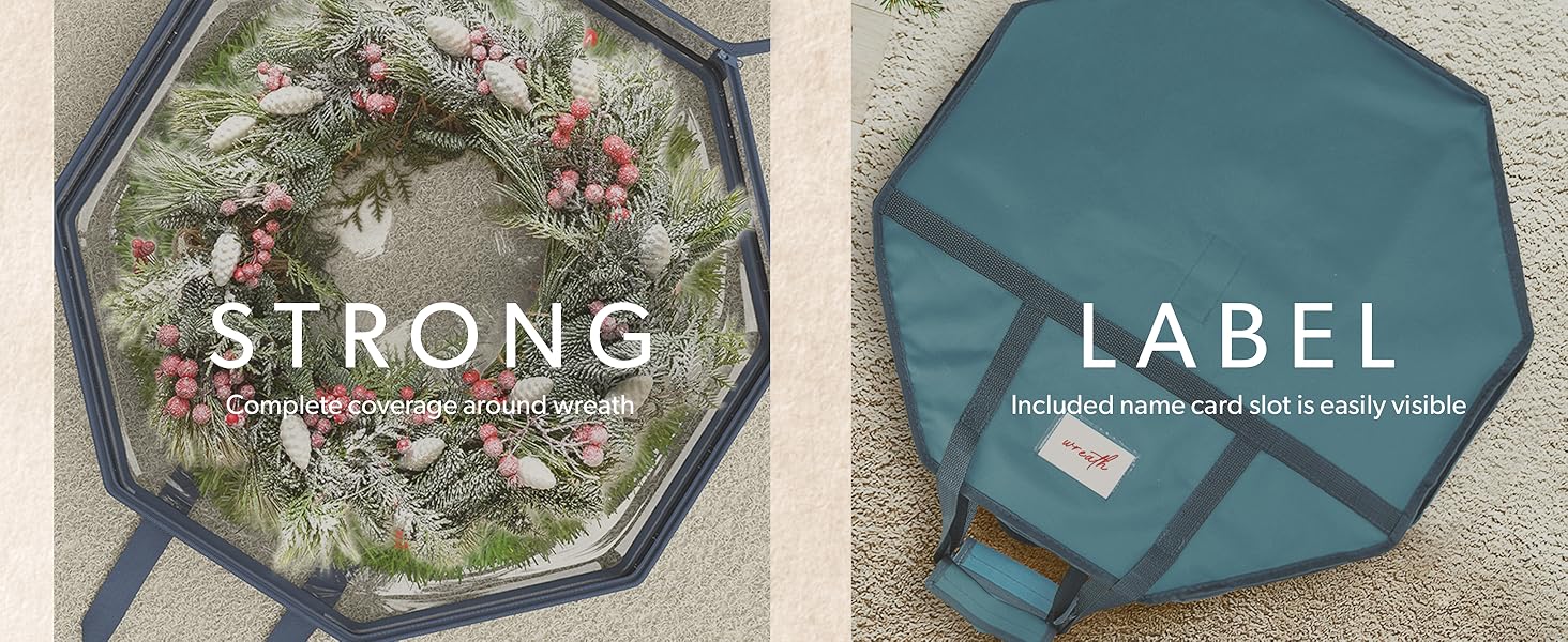 Complete coverage for your wreath