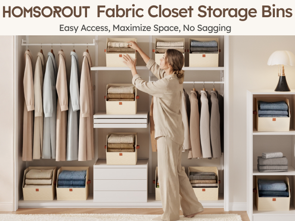 closet bins for shelves