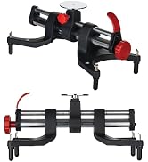 AUTOSOLO Onyx PRO Wheel Alignment Clamp with Handle and Thumb Turn Adapter Socket, Fits 11 to 25 ...