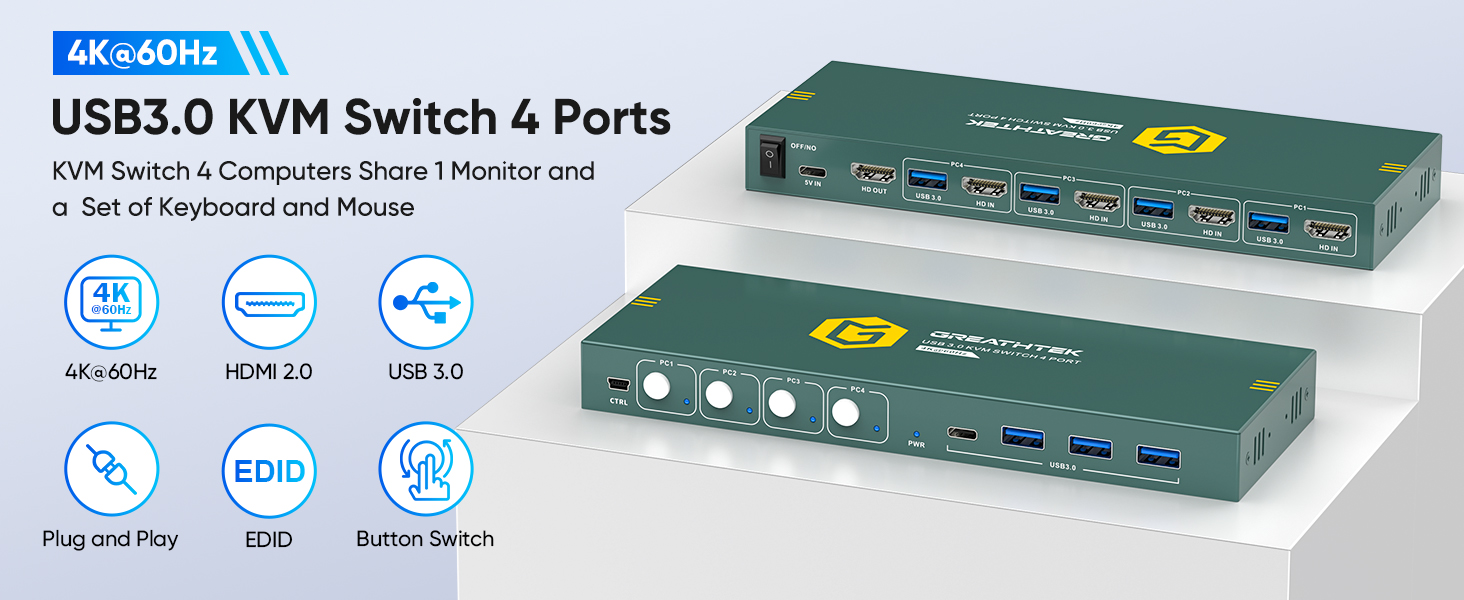 kvm switch 4 computers