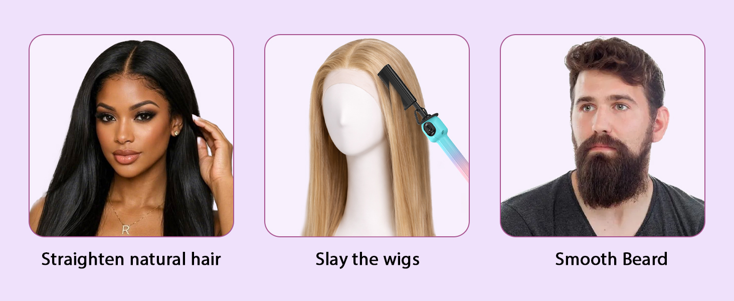 hot comb for black women hair