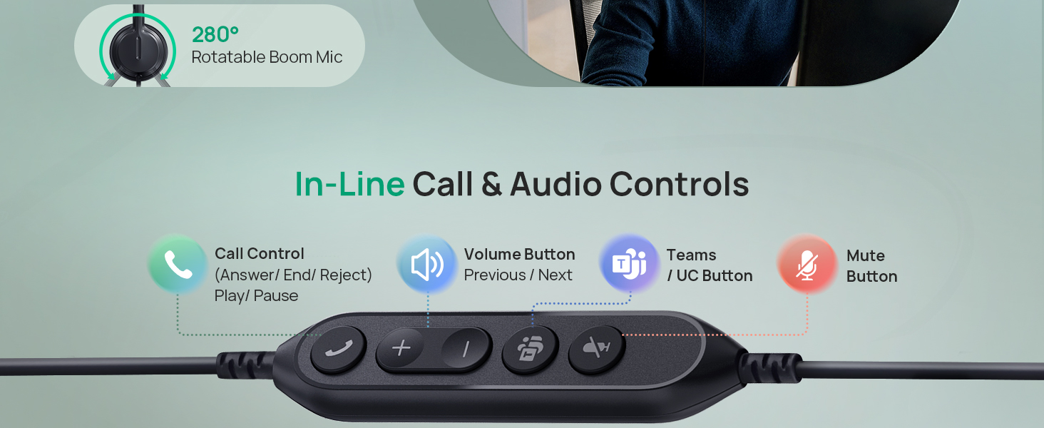 noise cancelling headset for work