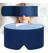 Weighted Eye Mask,Weighted Sleep Mask,100% Light-Blocking Design(Blue) | sleep mask weighted eye ...