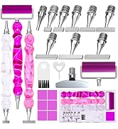 ZYNYXY 22PCS Ergonomic Diamond Art Pen Kits, with Multifunctional Metal Stainless Steel Screw Thi...
