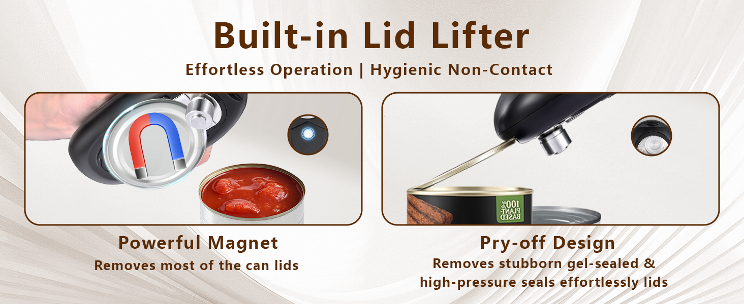 can opener with magnet