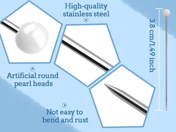 Straight Pins for Fabric