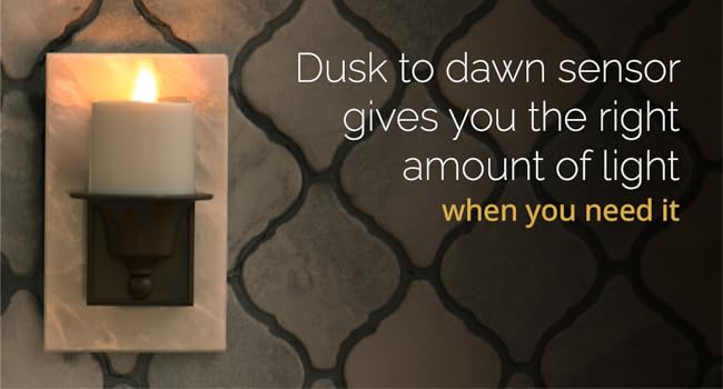 Dusk to dawn sensor gives you the right amount of light when you need it