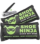 Shoe Deodorizer Inserts - Shoe Odor Eliminator - Activated Charcoal to Absorb Shoe Smell - Pack o...