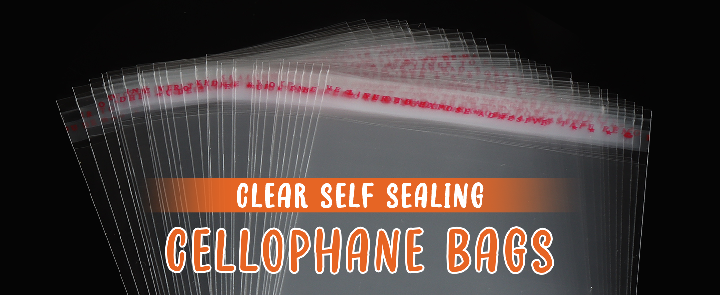 Clear Self Sealing Cellophane Bags