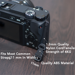 camera strap connector