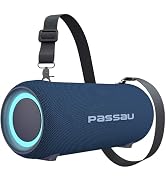 Passau Portable Bluetooth Speakers 40W Peak Loud Stereo Sound, Passive Radiators-Deep Bass, All D...