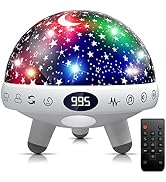 Night Lights for Kids Room with Sound Machine Baby Night Light Star Projector White Noise Machine...