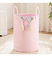Artfeel Laundry Basket,Woven Cotton Rope Laundry Hamper,60L for Decorative Storage of Dirty Cloth...