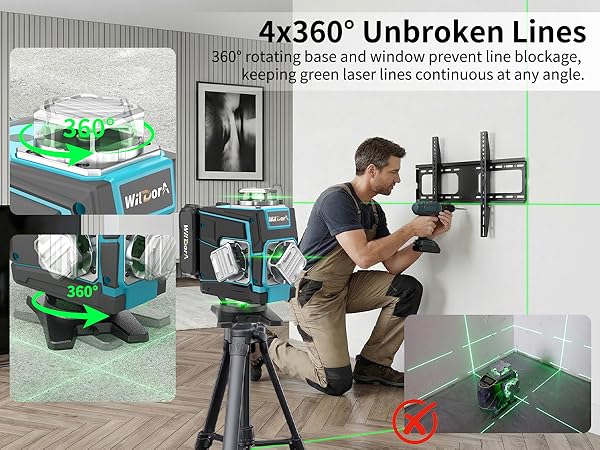 laser level with remote control