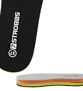 7STROBBS Memory Foam Insoles for Women Men Replacement Lightweight Flat Shoe Inserts Cushion Shoc...