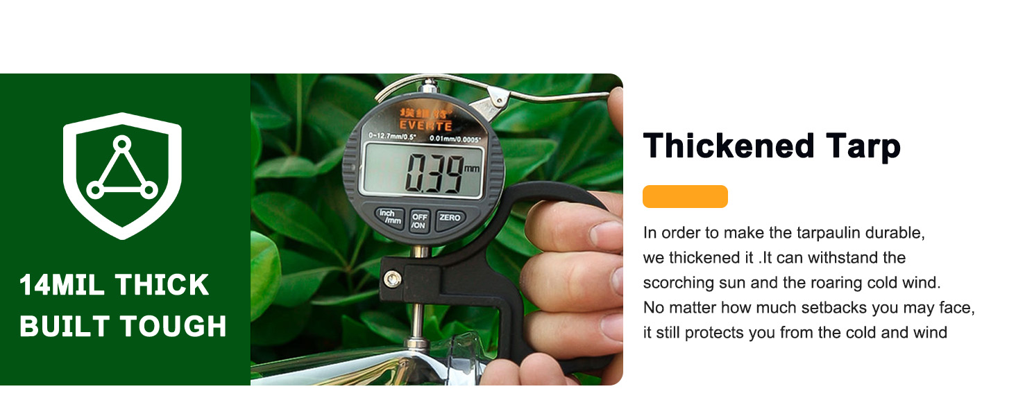 Thickened Tarp