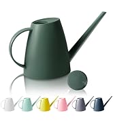 Watering Can for Indoor Outdoor Plants, Modern Small Watering Cans with Removable Nozzle, Long Sp...