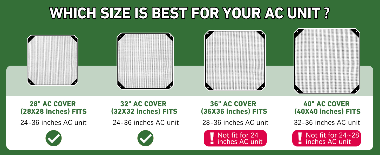 please measure your ac unit