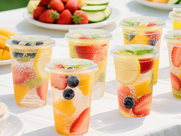 Plastic Cups with Lids