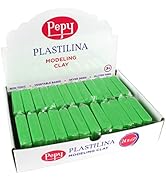 Pepy Plastilina Reusable and Non-Drying Modeling Clay; Set of 24 Bars, 1.4 Ounce Each, Perfect fo...