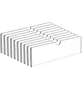KOTEMON Acrylic Wall Name Plate Holder, Door Plate with Adhesive Tapes, Clear Sign Holder Frame, ...
